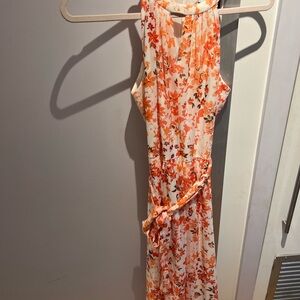 DKNY floral Sleeveless Dress - size 4